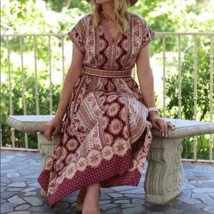 Gal Meets Glam Liza Print Dress - NWT